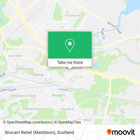 Brocam Retail (Maddison) map