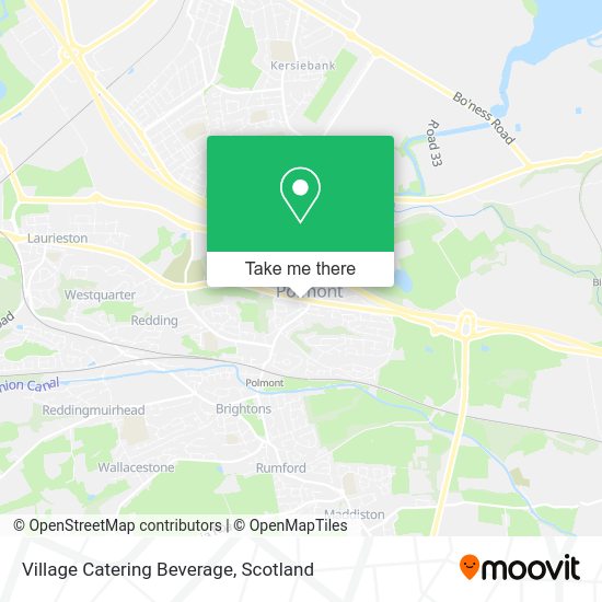 Village Catering Beverage map