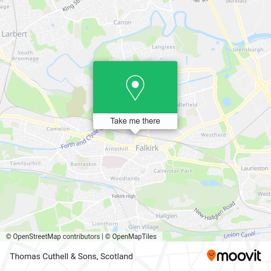 Thomas Cuthell & Sons map