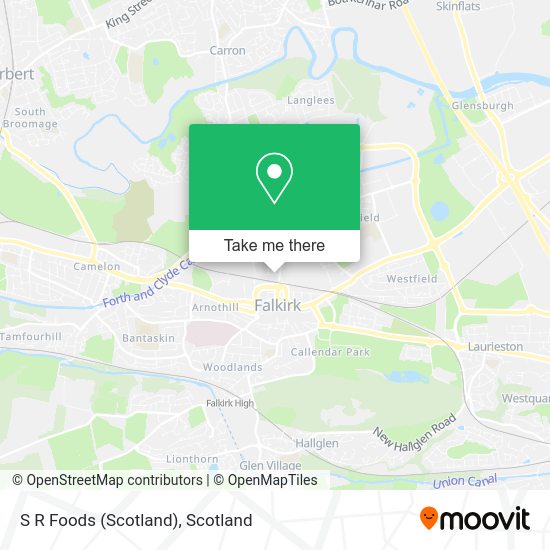 S R Foods (Scotland) map