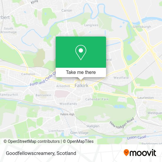 Goodfellowscreamery map