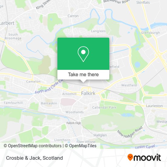 Crosbie & Jack map