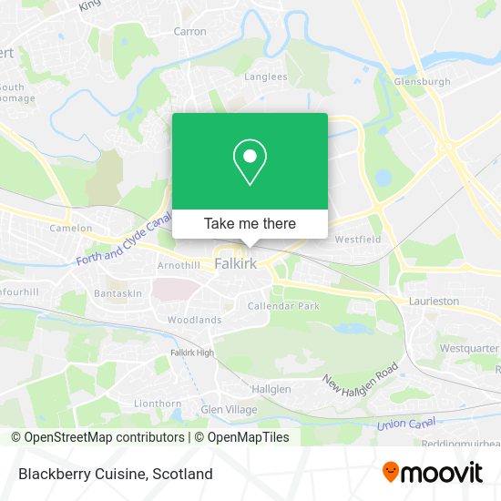 Blackberry Cuisine map