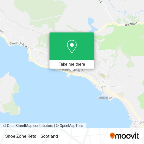 Shoe Zone Retail map