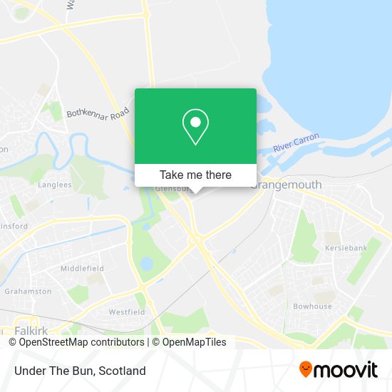 Under The Bun map