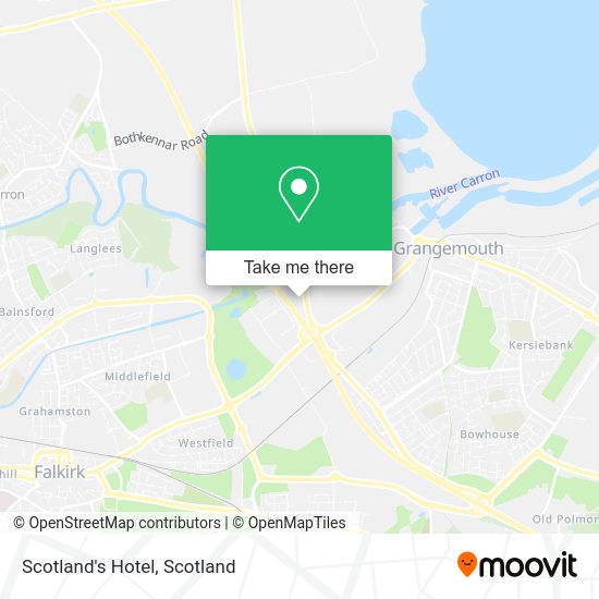 Scotland's Hotel map