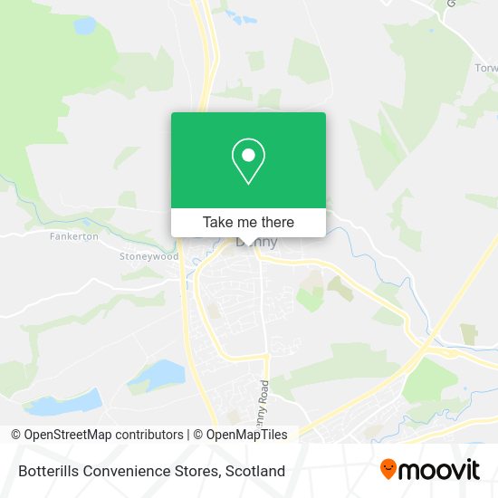 Botterills Convenience Stores map