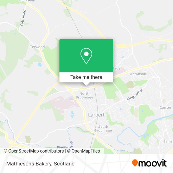 Mathiesons Bakery map