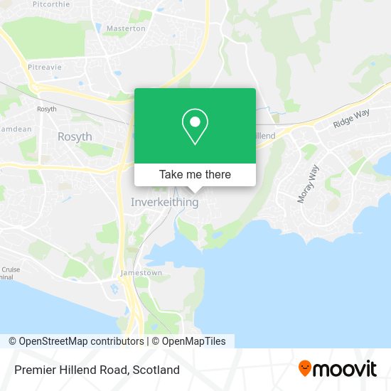 Premier Hillend Road map