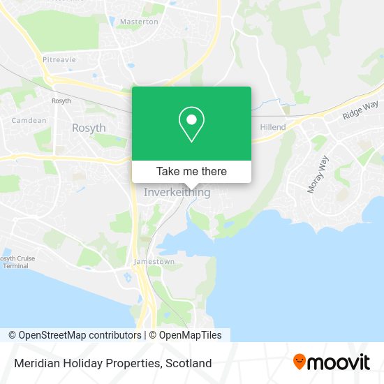 Meridian Holiday Properties map