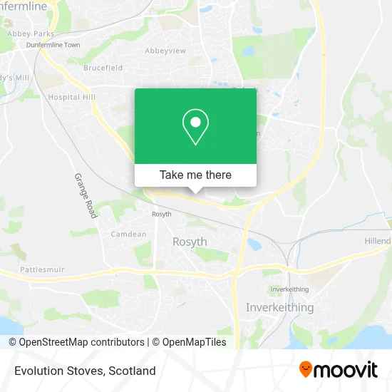 Evolution Stoves map
