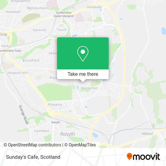 Sunday's Cafe map