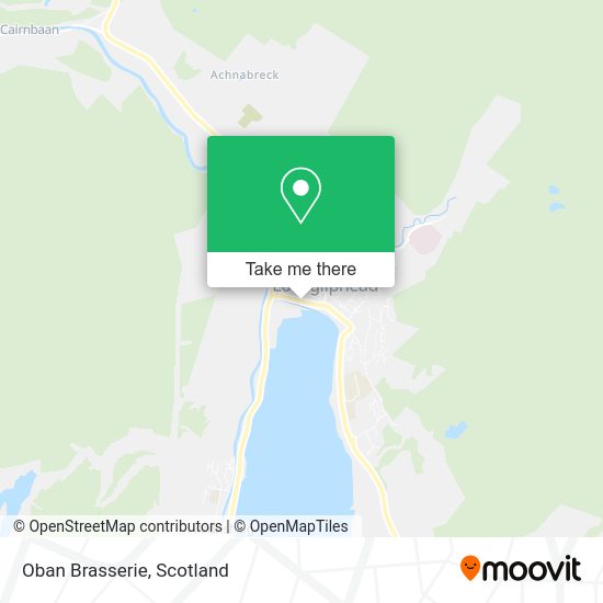 Oban Brasserie map