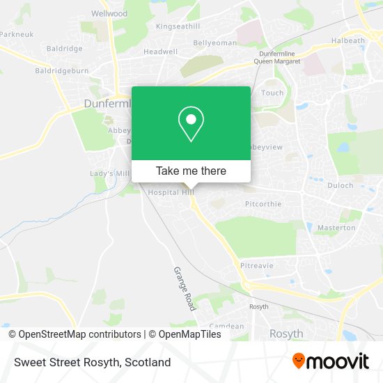 Sweet Street Rosyth map