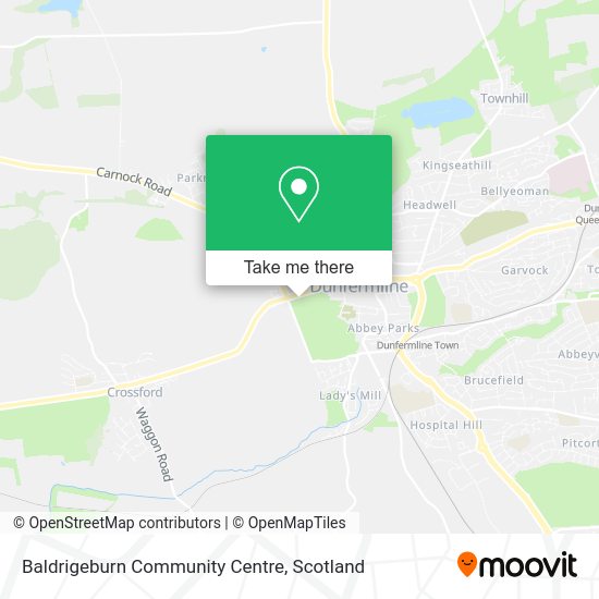 Baldrigeburn Community Centre map