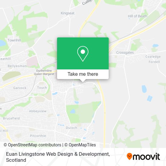 Euan Livingstone Web Design & Development map