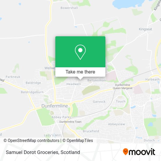 Samuel Dorot Groceries map