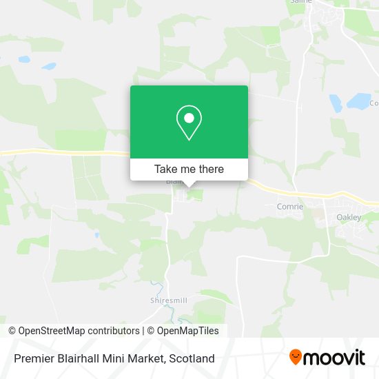 Premier Blairhall Mini Market map