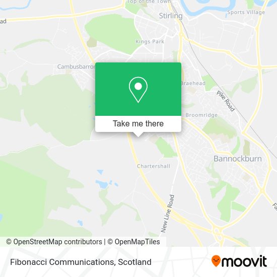 Fibonacci Communications map