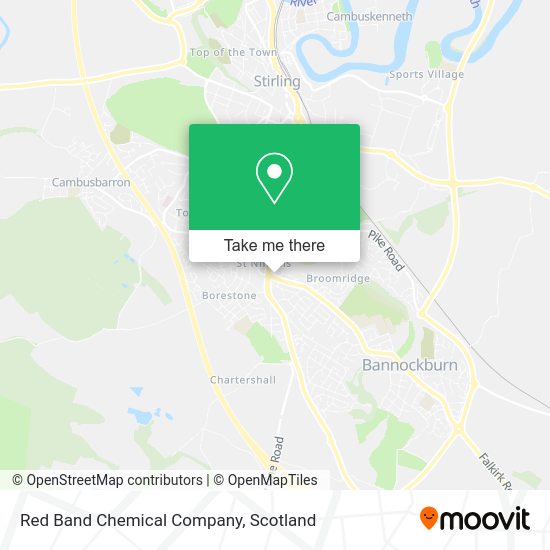 Red Band Chemical Company map