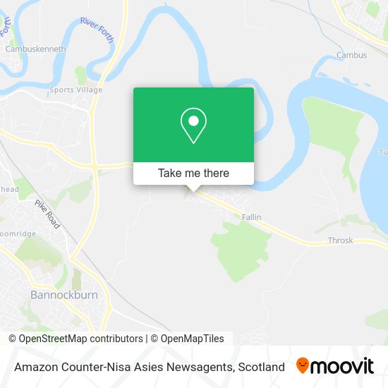 Amazon Counter-Nisa Asies Newsagents map