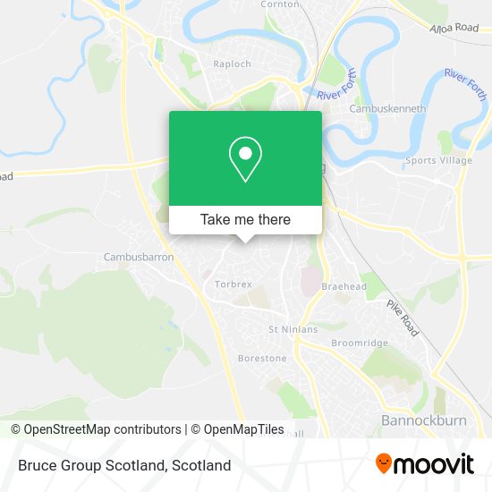 Bruce Group Scotland map