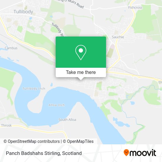 Panch Badshahs Stirling map
