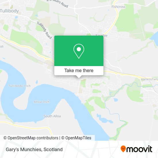 Gary's Munchies map