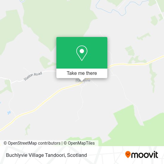 Buchlyvie Village Tandoori map