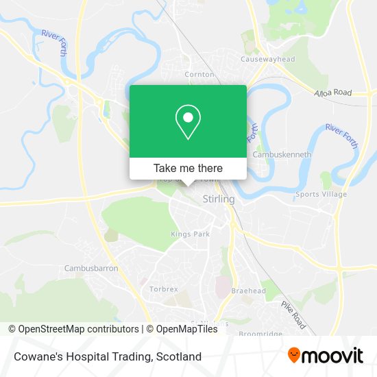 Cowane's Hospital Trading map
