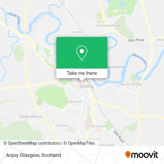 Anjoy Glasgow map