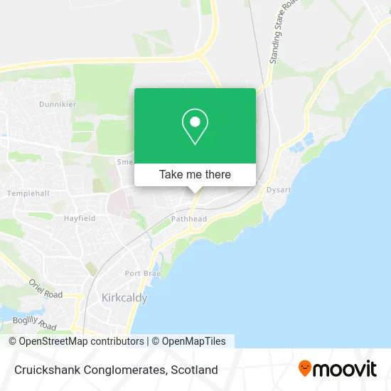 Cruickshank Conglomerates map