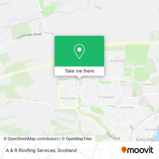 A & R Roofing Services map