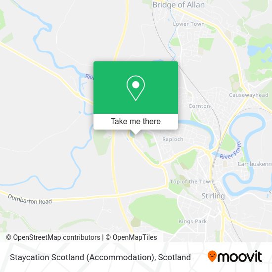 Staycation Scotland (Accommodation) map