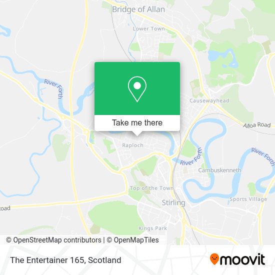 The Entertainer 165 map