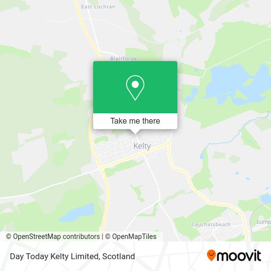 Day Today Kelty Limited map