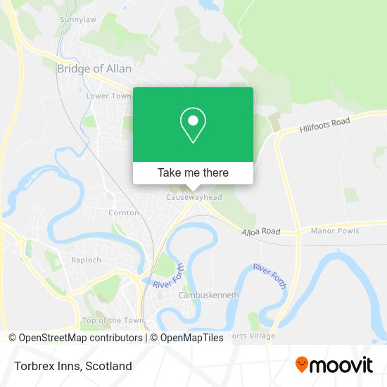 Torbrex Inns map