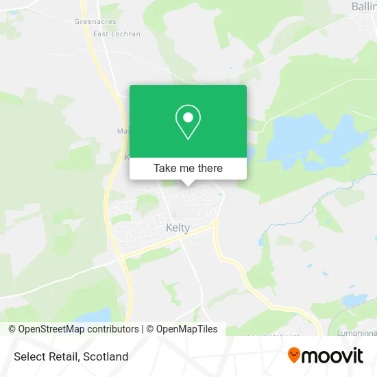 Select Retail map
