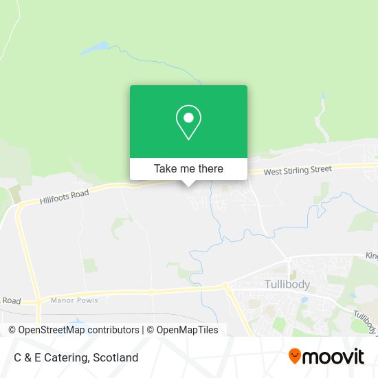 C & E Catering map