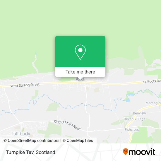 Turnpike Tav map