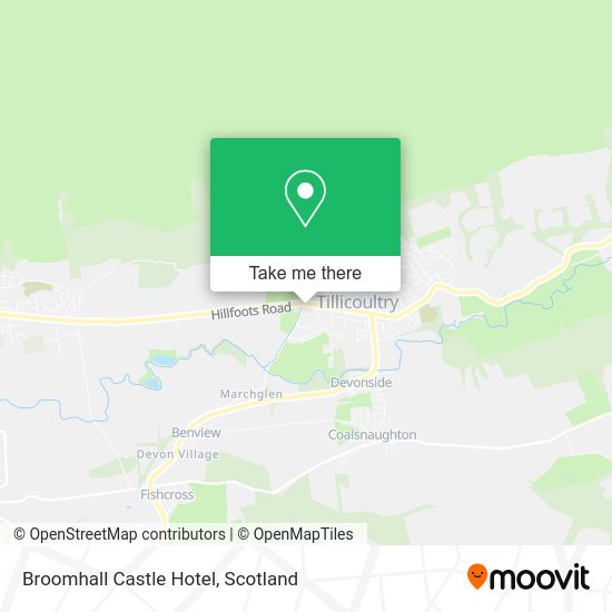 Broomhall Castle Hotel map