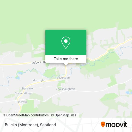 Buicks (Montrose) map