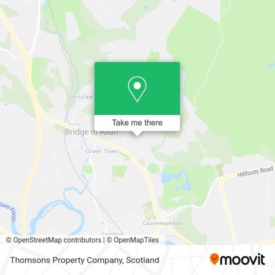 Thomsons Property Company map