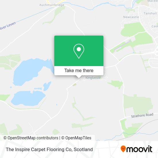 The Inspire Carpet Flooring Co map