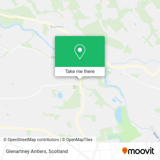 Glenartney Antlers map