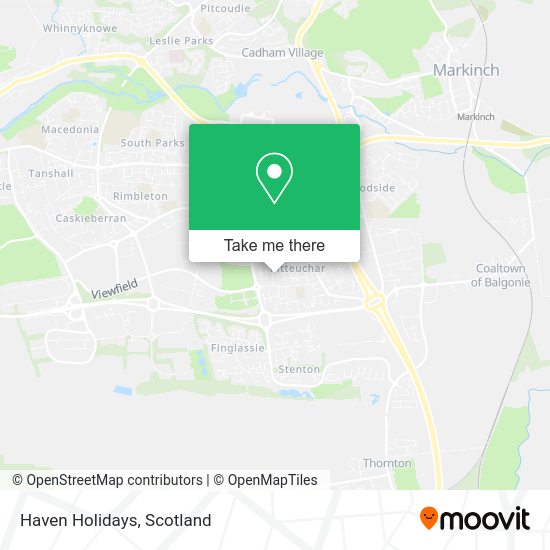 Haven Holidays map