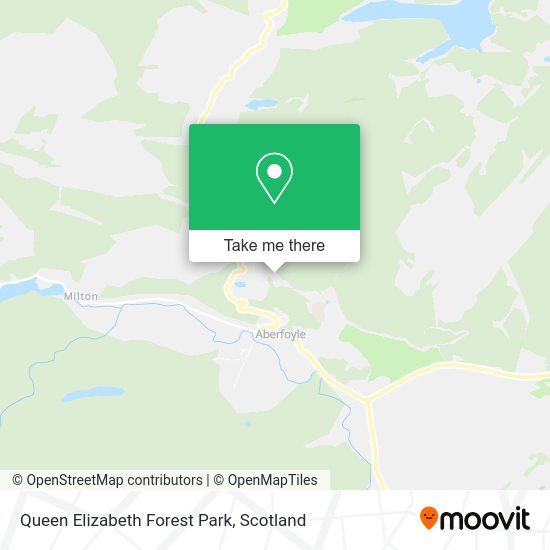 Queen Elizabeth Forest Park map