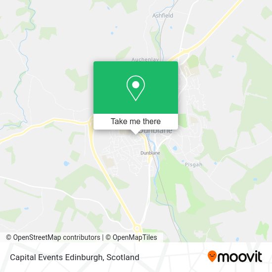 Capital Events Edinburgh map