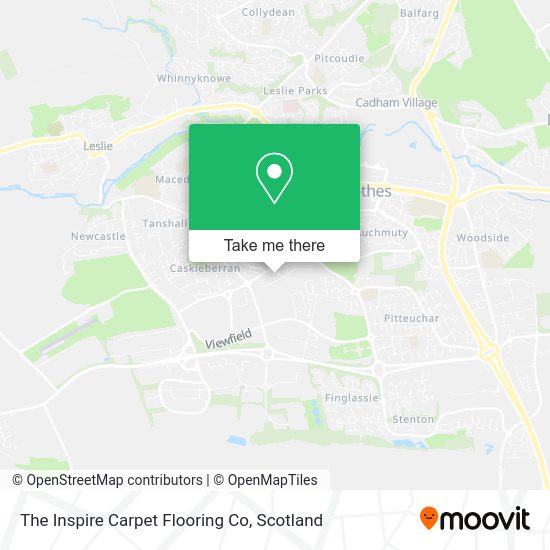 The Inspire Carpet Flooring Co map