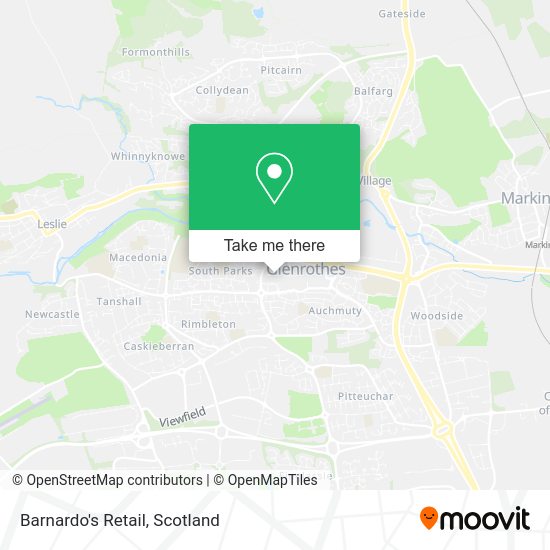 Barnardo's Retail map